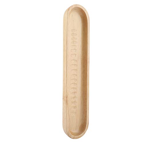 Piatto da Portata in Legno per Sushi T, Snack, Dessert, per Restauri Domestici | Piatto per Sushi Tipo Ele 27 * 6 * 2 Cm | Cibo T per il Piatto di Sushi
