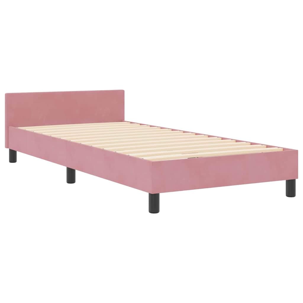 Velluto premium legno massello pino Design moderno box rete letto Modello