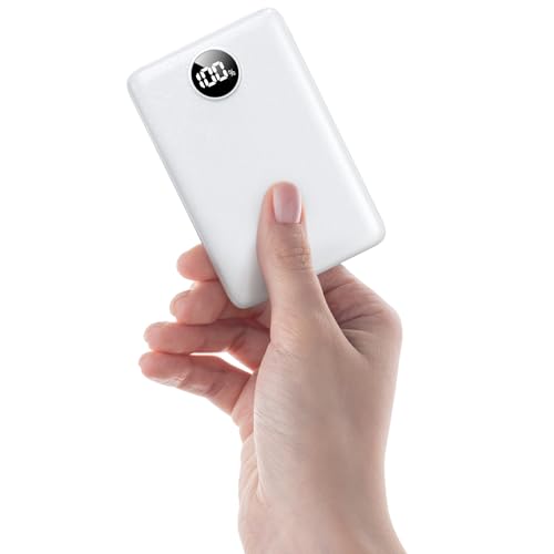 39% off - モバイルバッテリー 大容量【20000mAh大容量&middot;超薄型&middot;業界新登場】モバイルバッテリー 軽量 小型 急速充電 3台同時に充電 LED残量表示 PSE技術認証済 安全回路保護 Type-C入出力兼用&USB出力ポート搭載 低電流モード搭載 携帯充電器 スマホ充電器 コンパクト&軽量 旅行/出張/アウトドア/停電/防災緊急用 iPhone/Android/iPad全種機器対応