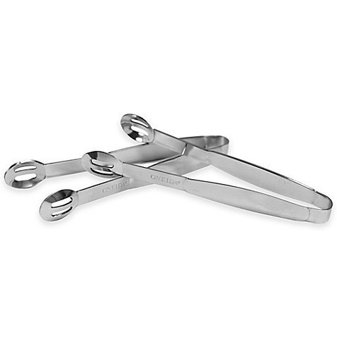 Stainless Steel Mini Tongs, Set of 2