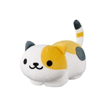 Amazon ねこあつめ でっかいぬいぐるみ とびみけさんとしろくろさん とびみけさん 単品 プライズ ぬいぐるみ おもちゃ