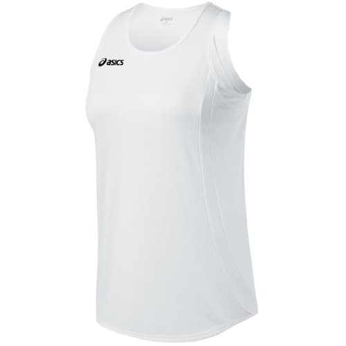 ASICS Women's Intensity Singlet, White/White, X-Small