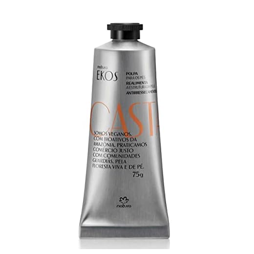 Natura - Linha Ekos (Castanha) - Polpa Hidratante para Pes 75 Gr - Coleção (Ekos (castanha) - Rede hidratante para polpa dos pés 75 g)