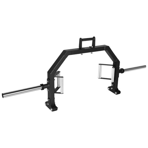 Open Hex Trap Bar with Rotating Grips