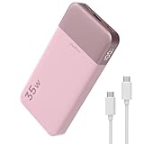 Ya en manzanajugosa.com: Banco de Potencia portátil 10000mAh 35W Carga portátil de Carga rápida con tecnología PD 3.0 + QC 4.0, 2 entradas y Salidas de Tipo C, 1 Salida USB-A, batería Compatible para iPhone MacBook Galaxy