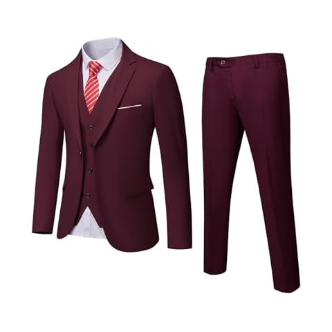 YND Men's Slim Fit 3 Piece Suit Set Cover