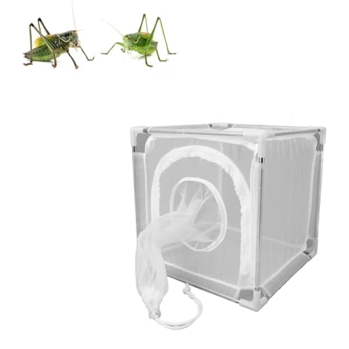 Caza de malla de mosca transpirable Eujgoov jaula de observación portátil 5