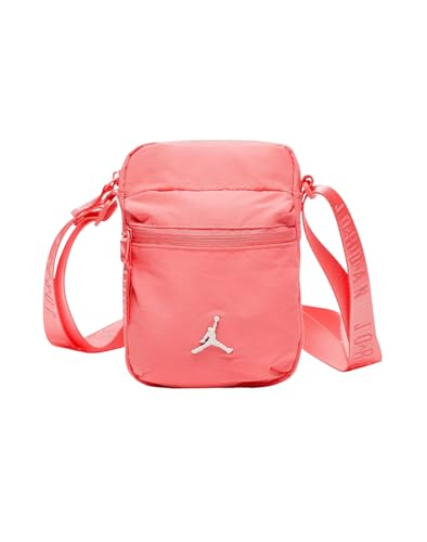 Image of Nike Air Jordan Airborne Crossbody Festival Bag - Two Zip Compartments, Jumpman Logo - Unisex Adult, One Size