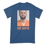 Free Scottie Shirt Scheffler Mugshot Tshirt Funny Golf Tshirts Royal