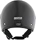 Sparco Riders 95144 Sparco Demi-Jet Helm mit Schirm für Motorräder, metallisch, mit ABS-Schale, Größe XL, SCHWARZ METALLIC