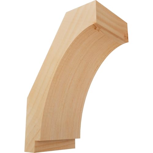 Ekena Millwork BRC06X08X12IMP00SDF 5 1/2"W x 8"D x 12"H Imperial Smooth Knee Brace, Douglas Fir