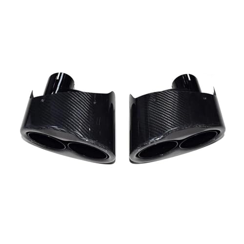 Embout d'échappement en fibre de carbone look sport pour Audi RS3 RS4 RS5