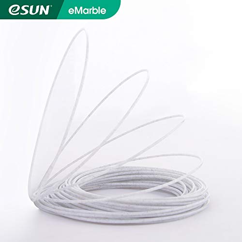 eSUN Marmor PLA 3D Drucker Filament Stichprobe, Marmor PLA Filament 1.75mm, 10 Meter (32.8 Fuß) Rolle 3D-Druckmaterial für 3D Drucker, Marmor Farbe - Image 4