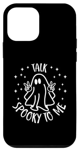 Talk Spooky To Me Spooky Spooky - Funny Ghost - Groovy Halloween �X�}�z�P�[�X iPhone 12 mini �p