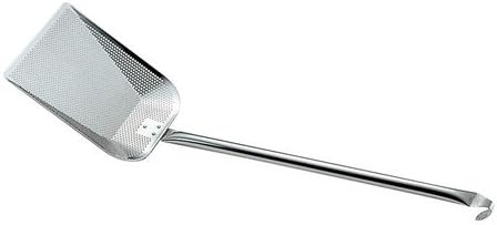 Uk18 8パンチング 角かす揚げ パイプハンドル M 140 X 190 調理小物 業務用 575mm 飲食店 厨房 超激安 ホテル レストラン