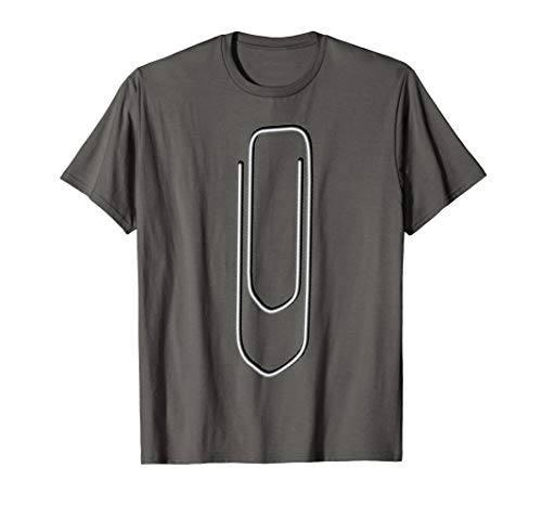 Paper Clip Funny Office Supply Product Costume T-Shirt Wire
