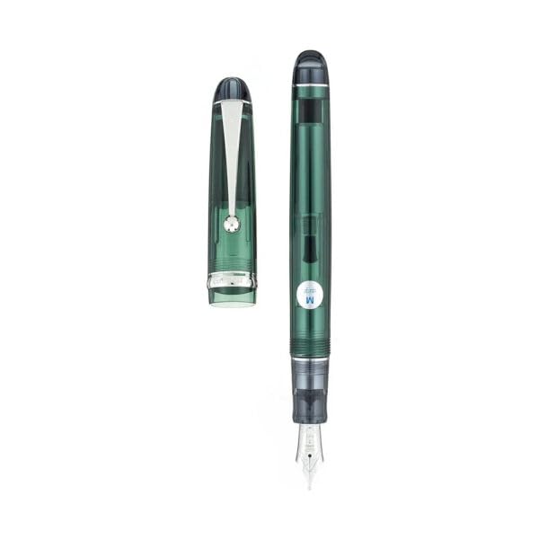 Image of Pilot CUSTOM 74 TINTED GREEN CT FOUNTAIN PEN - 14KT GOLD-RHODIUM-PLATED FINE NIB