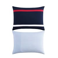 Tommy Hilfiger - Queen Comforter Set, Ultra-Soft & Reversible Bedding with Matching Shams, Medium Weight, Americana Decor, College Dorm Room Essentials (Iconic Anniversary Blue) — image 8