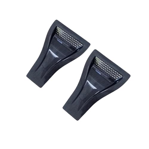 Nissan/GTR R35/Nismo 370Z 2009-2024 ユニバーサルボンネットスクープエアベントエンジンフード車外装パーツ車フロントベントに適合(2pcs-Carbon Look)