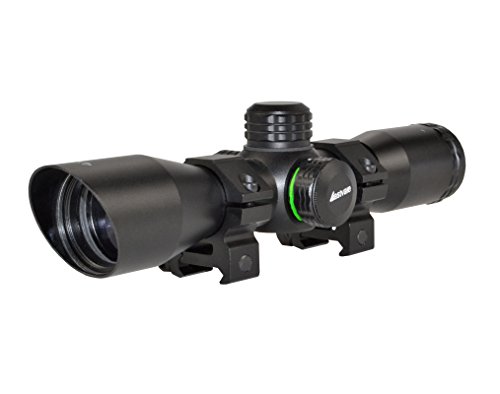Eastvale 4X32 Crossbow Scope With Illuminated Red And Green Reticle With Caps And Picatinny Rings Mount #TOP3