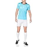 adidas Logo on the front adidas Herren REF18 JSY T-Shirt, Bright Cyan, XL