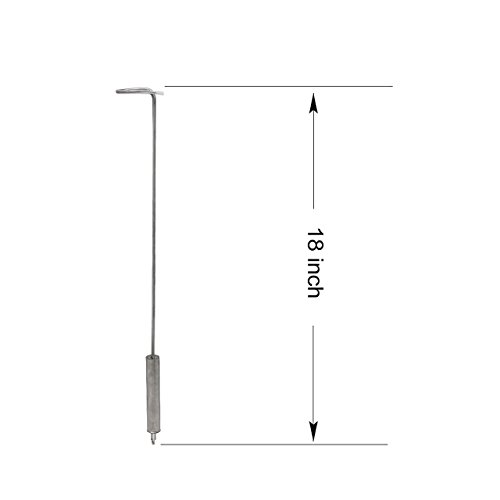 Food Flipper Turner Hooks Stainless Steel BBQ Meat Hook Cooking Barbecue Turners Hooks Grill Accessories for BBQ Steak,Tri-Tips, Patties Sausages Ribs Chicken Breast Roasts Bacon Veggies and More - Thumbnail 4