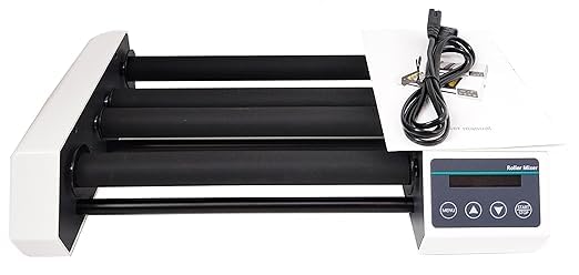 Roller Mixer Roller Shaker Machine with Horizontal Rolling Rotating Shaking Speed 20 to 80rpm Specs φ45 to 100mm Max Capacity 1L Reagent Bottle*2/2kg Brushless Motor