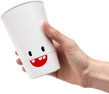 Suck UK Holder Caddy for Kids Toothbrushes | Bathroom Accessories | 2 Minute Timers for Children, White, one Size