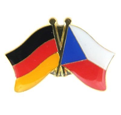 FLAGGENMAE Fre&schaftspin Tschechien Pin Fahne Flagge