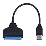 SING F LTD USB 3.0 to Sata Iii 2.5 Inch Hard Drive Adapter Cable USB Sata 25.5Cm Black