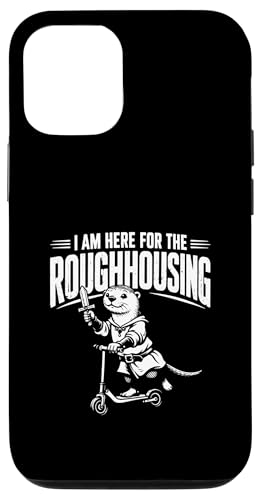 Funny Otter Riding For Adventure On Scooter Novelty Pet �X�}�z�P�[�X iPhone 12/12 Pro �p