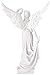 Design Toscano WU76010 Nike, The Winged Goddess of Victory Bonded Marble Resin Statue,white
