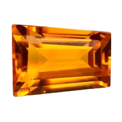 Citrine naturelle rectangulaire taillée à facettes pour haute joaillerie GH_NAT_08032