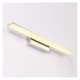 [FACILE À INSTALLER] La lampe miroir avec LED blanc froid pour salle de bain est facile à installer. La lampe pour miroir peut être installée avec les accessoires sur le miroir, le mur, le cadre, la salle de bain ou tout autre meuble. Le régulateur est interne à la LED de l'éclairage du miroir, vous n'avez donc pas besoin de dépenser plus d'argent pour acheter un nouveau contrôleur.