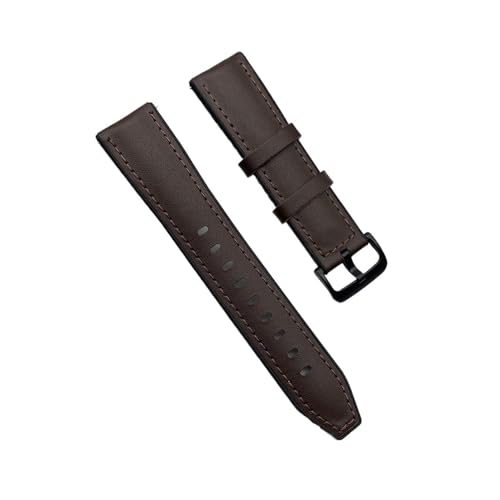 20mm 22mm �X�G�[�h���U�[���v�X�g���b�v �n���h���C�h ���B���e�[�W�o���h Huawei GT2 GT3 GT4 �u���E���ƌ݊�������(Coffee,22mm)