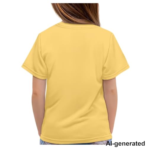 Image of Novelty 3D Graphic T Shirts for Kids Crew Neck Funny Animal Print Short Sleeve Girls Tshirts 3-16 Years
