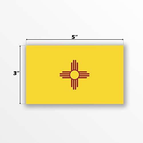 New Mexico State Flag Magnet | 5-Inches By 3-Inches | Premium Quality Heavy Duty Magnet | Magnetpd337 #TOP1