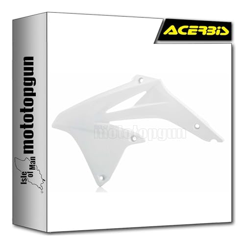 Radiator scoops de qualité Acerbis blanc Suzuki RM-Z 450 Mototopgun