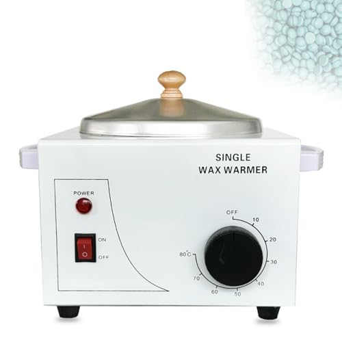 Calentador de cera individual, máquina de cera de parafina con termostato de un solo horno, olla grande para depilación con parafina, máquina para templar chocolate, equipo para salón de spa facial