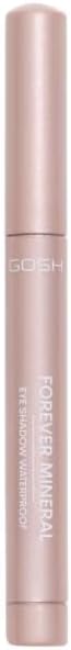 GOSH Forever Mineral Eyeshadow Stick – 007 SILVER ROSE – Cream‑to-Powder Longwear Eye Crayon, odporny na rozmazywanie, wodoodporne wykończenie, wysoki pigment, przyjazny dla podróży