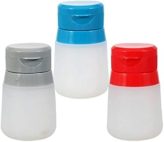CGT Cooking Concepts Reusable to Go Small Travel Dressing Storage Container Soft Squeeze Bottles Kitchen Lunch Dinner Picnic Barbeque School Work 3 -Count Colors May Vary