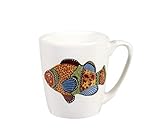 paradiesfisch blau Spezifikationen: 9 cm (H) x 8 cm (Durchmesser) – 300 ml – spülmaschinen- und mikrowellenfest