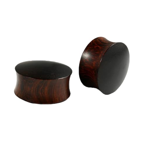 Joyereria perforadora medidores de oreja de madera kit de estiramiento de tuneles de carne