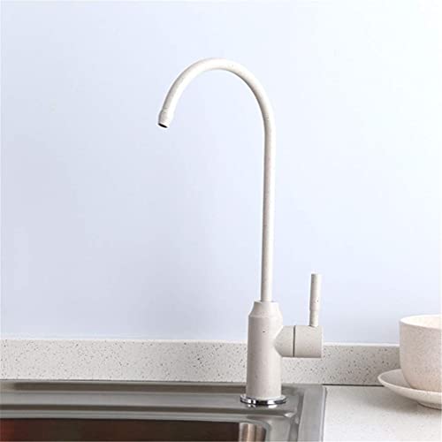 Robinets de filtre à eau potable avec rotation libre 360 et mitigeur beige - 2