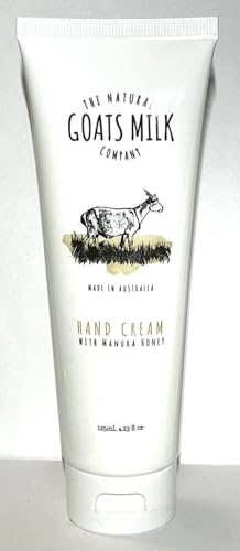 Natural Goats Milk Company Hand Cream with Manuka Honey 4.23 Fl Oz