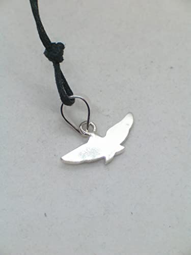 Pendentif aigle en argent 925 avec son cordon, le cadeau symbolique idéal