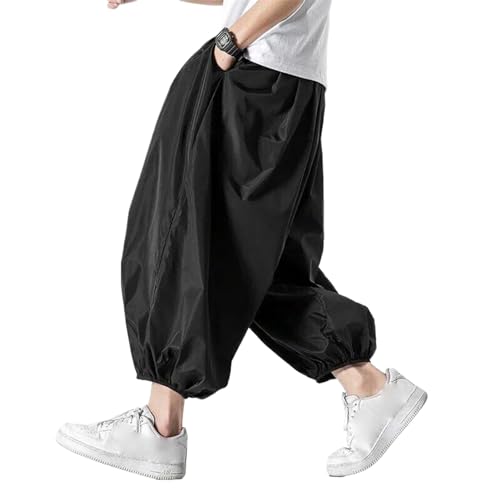 Pantalon Harem Harajuku homme coupe jogger rétro pour un confort quotidien absolu
