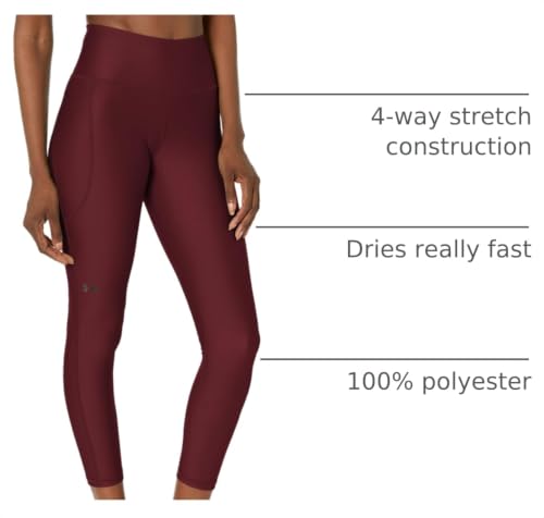 Image of Under Armour Women's HeatGear Armour High Waisted Ankle No-Slip Leggings