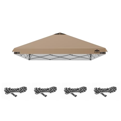 8x8ft Replacement Canopy Top with Air Vent, Waterproof & UV...