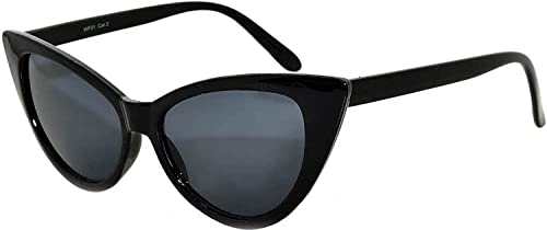 OWL Cateye Sunglasses for Women Classic Vintage High Pointed Winged Retro Design2